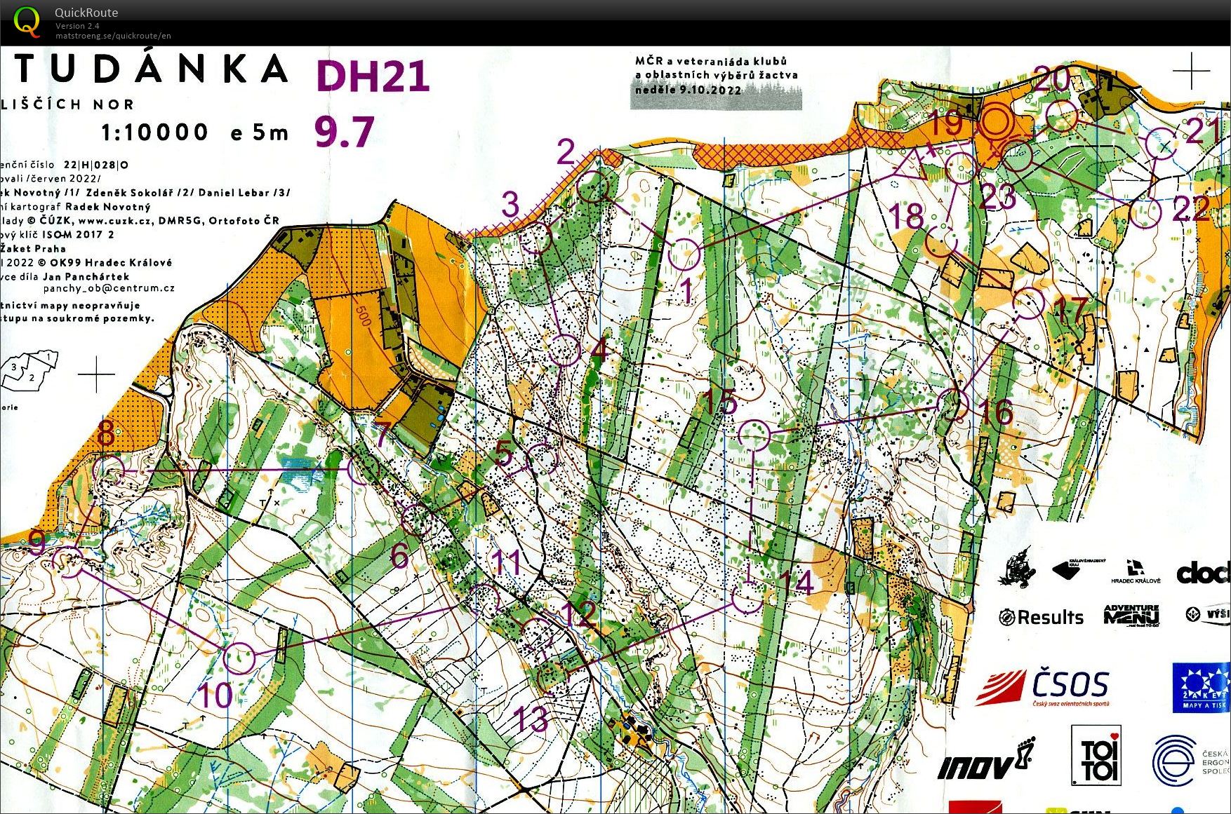 MČR Družstva 2022 (DH21) (09.10.2022)