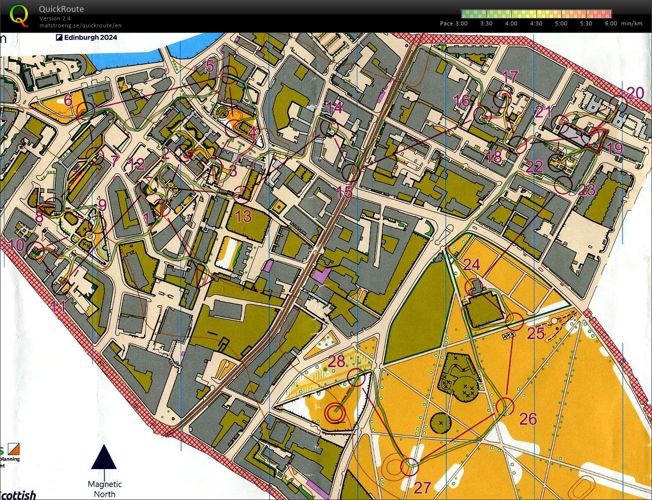 WOC Tour 2024 - E1 Sprint Edinburgh Leith (MOpen) (2024-07-12)