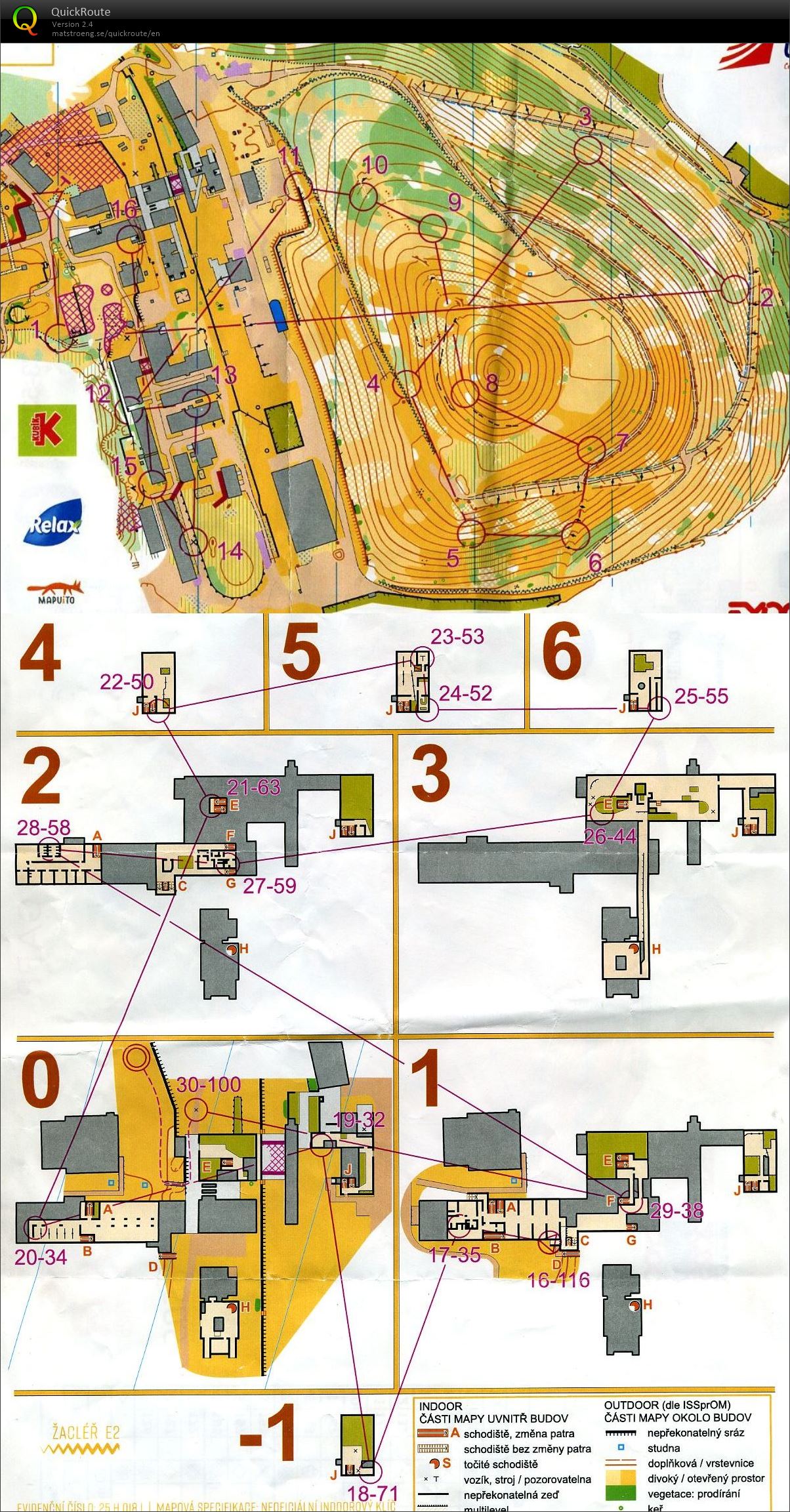Czech O-Tour 2025 Žacléř E2 Sprint+Indoor (H21E) (05-04-2025)