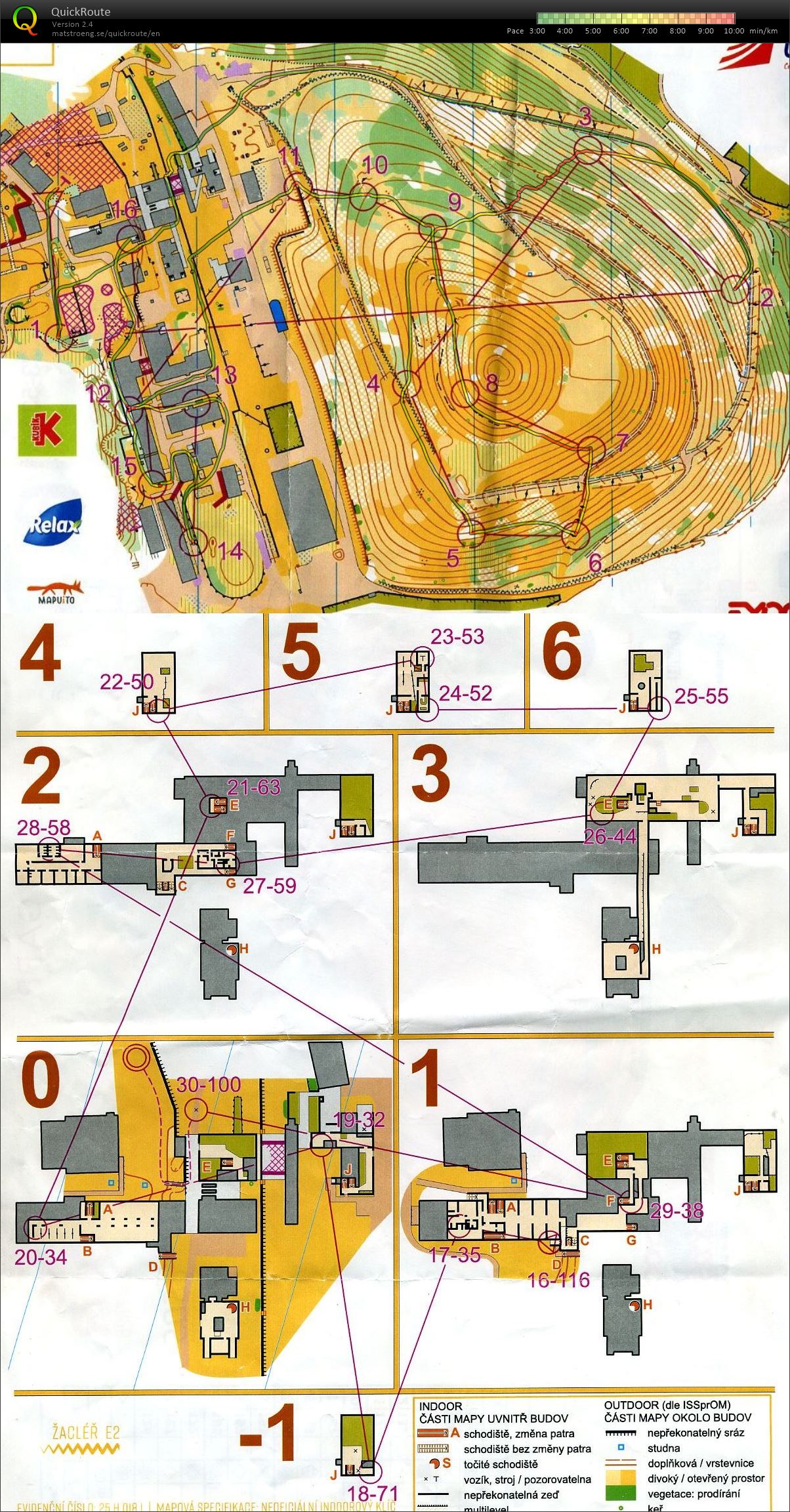 Czech O-Tour 2025 Žacléř E2 Sprint+Indoor (H21E) (05-04-2025)